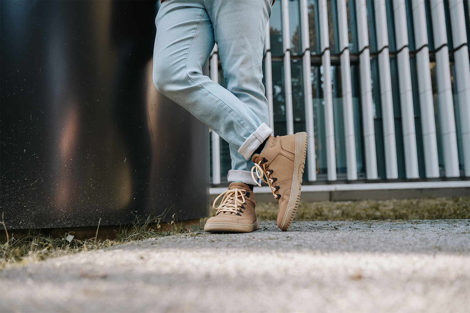 Barefoot tenisky Barebarics Element - Walnut Brown.