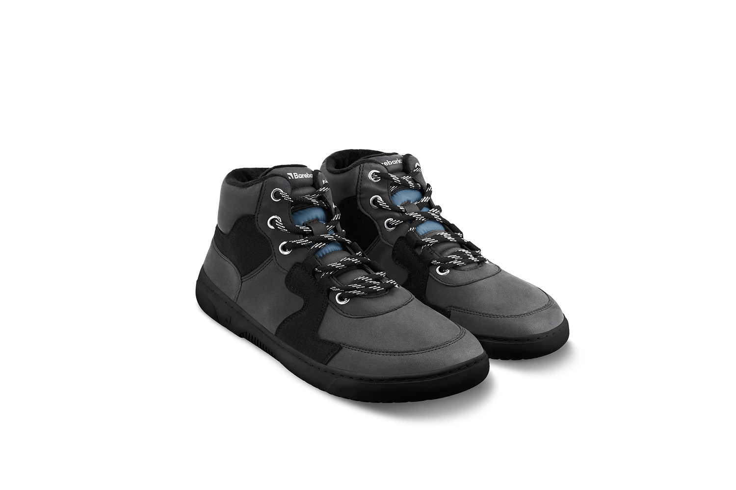 Barefoot tenisky Barebarics Lynx - Dark Grey & Black.