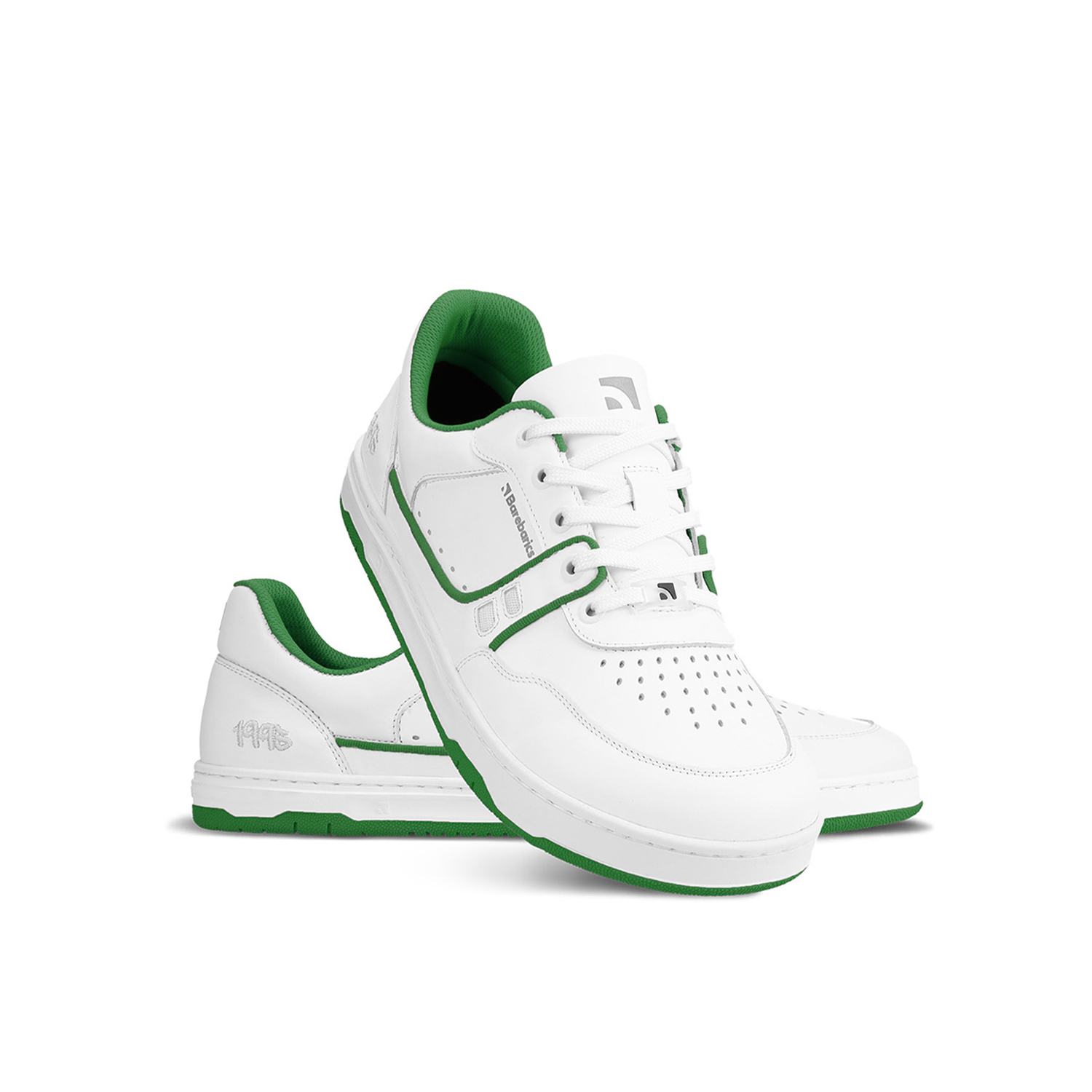 Barefoot tenisky Barebarics Arise - White & Green